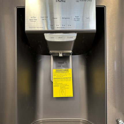 LG 24 cu. ft. Smart wi-fi Enabled InstaView™ Door-in-Door® Counter-Depth Refrigerator with Craft Ice™ Maker