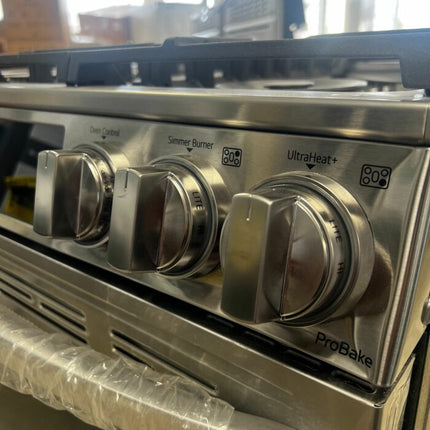 LG 6.3 cu ft. Smart Wi-Fi Enabled ProBake Convection® InstaView™ Gas Slide-in Range with Air Fry