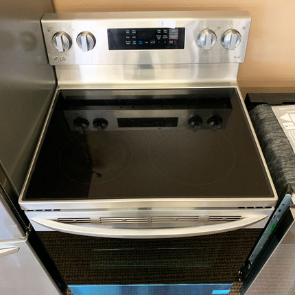 LG 6.3 cu ft. Smart Wi-Fi Enabled Fan Convection Electric Range with Air Fry & EasyClean®
