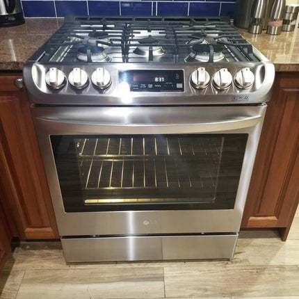 LG 6.3 cu. ft. Gas Single Oven Slide-in Range with ProBake Convection and EasyClean