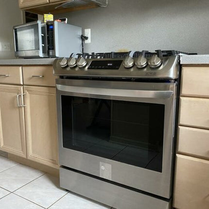 LG 6.3 cu. ft. Gas Single Oven Slide-in Range with ProBake Convection and EasyClean