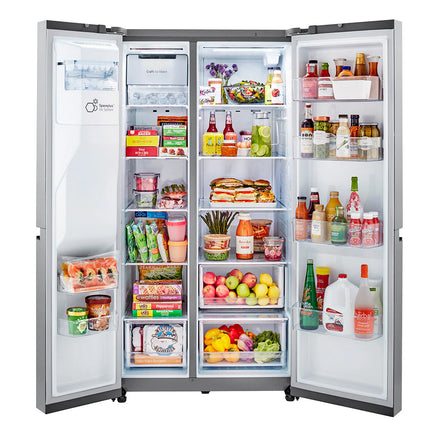 LG 27 cu. ft. Side-by-Side Refrigerator with Craft Ice™