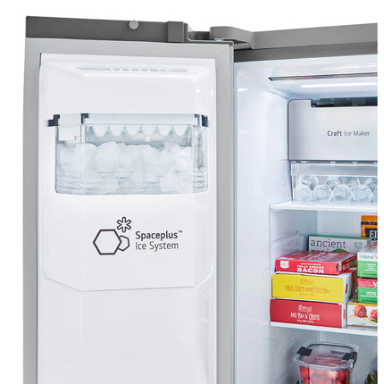 LG 27 cu. ft. Side-by-Side Refrigerator with Craft Ice™