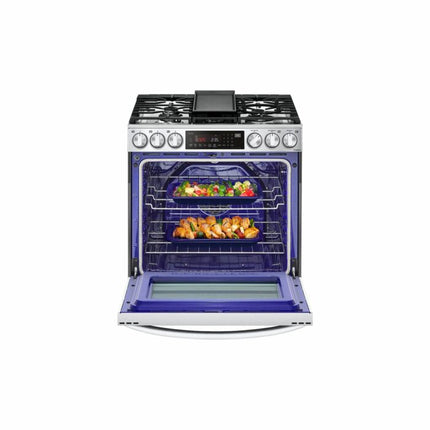 LG 6.3 cu ft. Smart Wi-Fi Enabled ProBake Convection® InstaView™ Gas Slide-in Range with Air Fry
