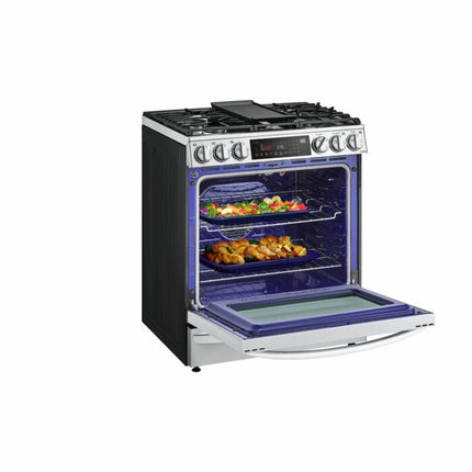 LG 6.3 cu ft. Smart Wi-Fi Enabled ProBake Convection® InstaView™ Gas Slide-in Range with Air Fry