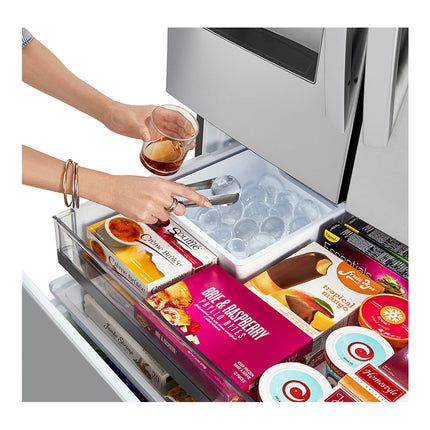 LG 24 cu. ft. Smart wi-fi Enabled Counter-Depth Refrigerator with Craft Ice™ Maker