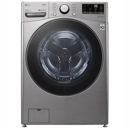 LG 4.5 cu. ft. Ultra Large Capacity Smart wi-fi Enabled Front Load Washer with Built-In Intelligence & Steam Technology