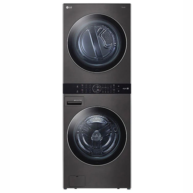 Single Unit Front Load LG WashTower with Center Control 4.5 cu. ft. Washer and 7.4 cu. ft. Electric Dryer
