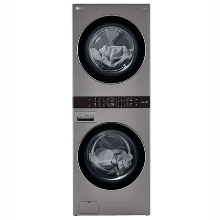 LG Single Unit Front Load LG WashTower™ with Center Control™ 4.5 cu. ft. Washer and 7.4 cu. ft. Electric Dryer