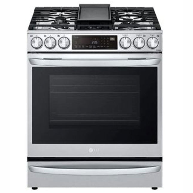 LG 6.3 cu ft. Smart Wi-Fi Enabled ProBake Convection® InstaView™ Gas Slide-in Range with Air Fry