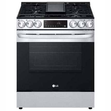 LG 5.8 cu ft. Smart Wi-Fi Enabled Fan Convection Gas Slide-in Range with Air Fry & EasyClean