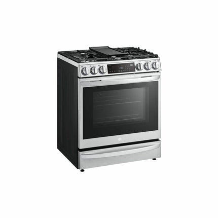 LG 6.3 cu ft. Smart Wi-Fi Enabled ProBake Convection® InstaView™ Gas Slide-in Range with Air Fry