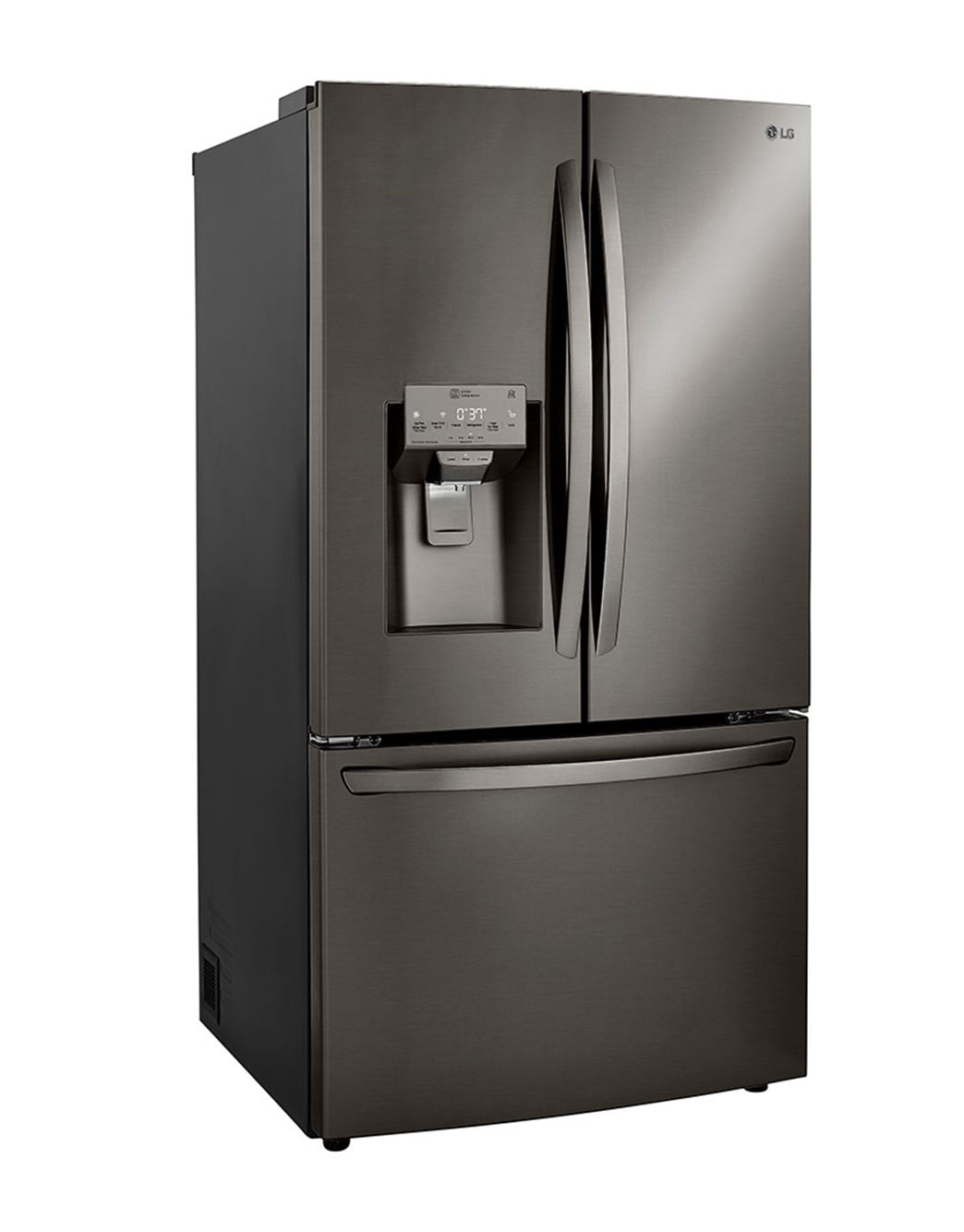 LG 24 Cu. Ft. French Door Counter Depth Refrigerator with Craft Ice Maker  in Stainless Steel