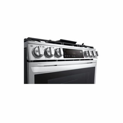 LG 6.3 cu ft. Smart Wi-Fi Enabled ProBake Convection® InstaView™ Gas Slide-in Range with Air Fry